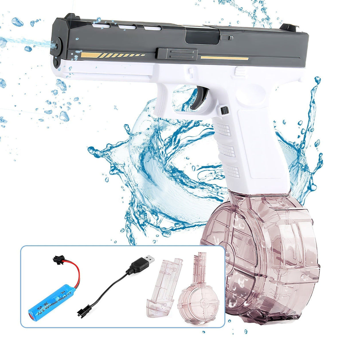 π¦πGlock Electric Water Gun π | Rechargeable Automatic Water Blaster for Kids & Adults in UAE