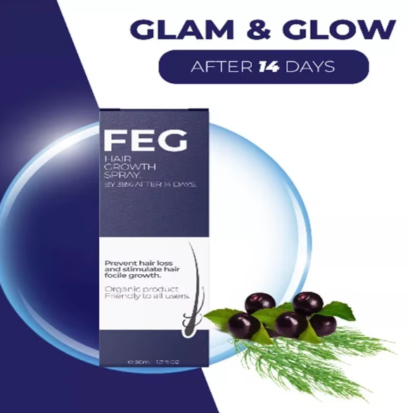 πΏβ¨ FEG Hair Growth Spray β Stop Hair Fall, Regrow Naturally & Strengthen Roots π§πͺ