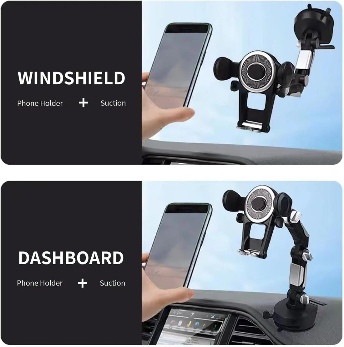 π Truck Phone Holder β 360Β° Adjustable | Strong Grip | Universal Fit