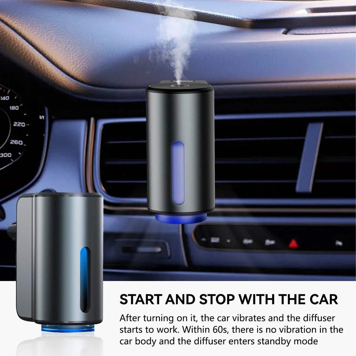 π Smart Car Air Freshener β Natural French Perfume | 45 Days Long-Lasting Aroma πΈβ¨